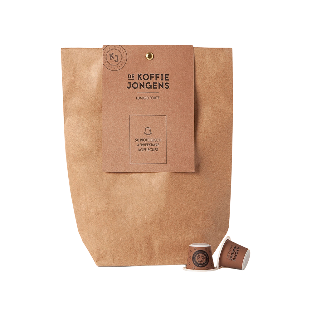 Bio Lungo forte koffie cups, 50 stuks