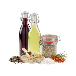 Oil, vinegar & spices