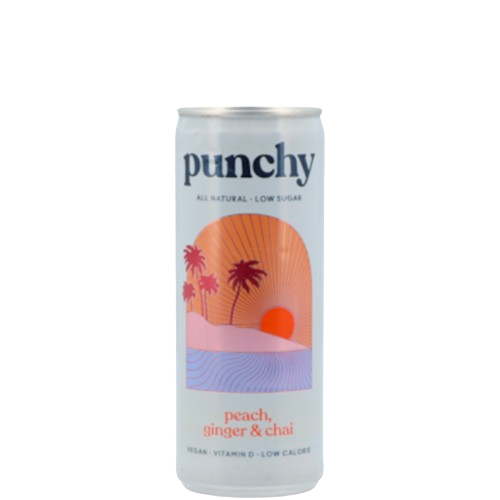 punchy peach ginger chai