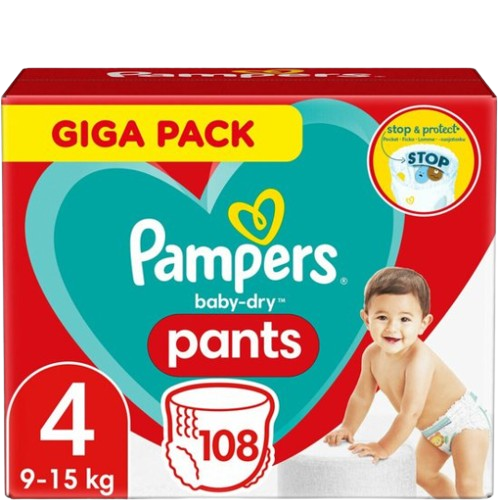 Pampers Baby-dry - pants N4: 9-15kg