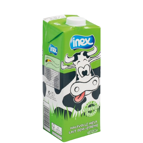 Inex Semi-skimmed Milk Carton (6 x 100 cl)