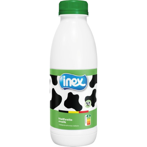 Inex Semi-skimmed Milk PET (6 x 50cl)