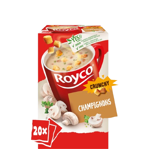 Royco Minute Soup Crunchy Champignon (20 pcs)