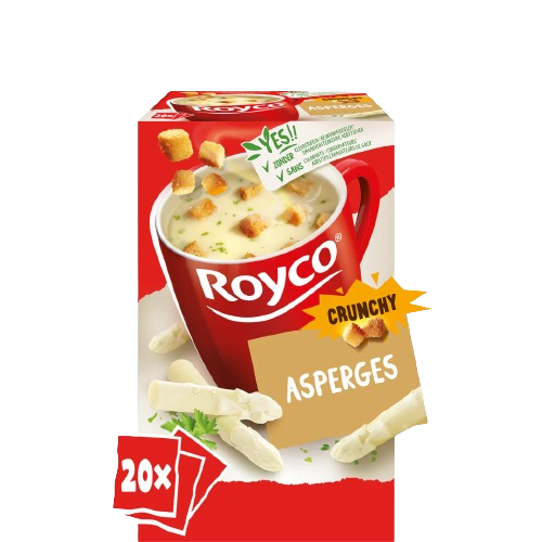 Royco Minute Soup Crunchy Aspergus (20 pcs)