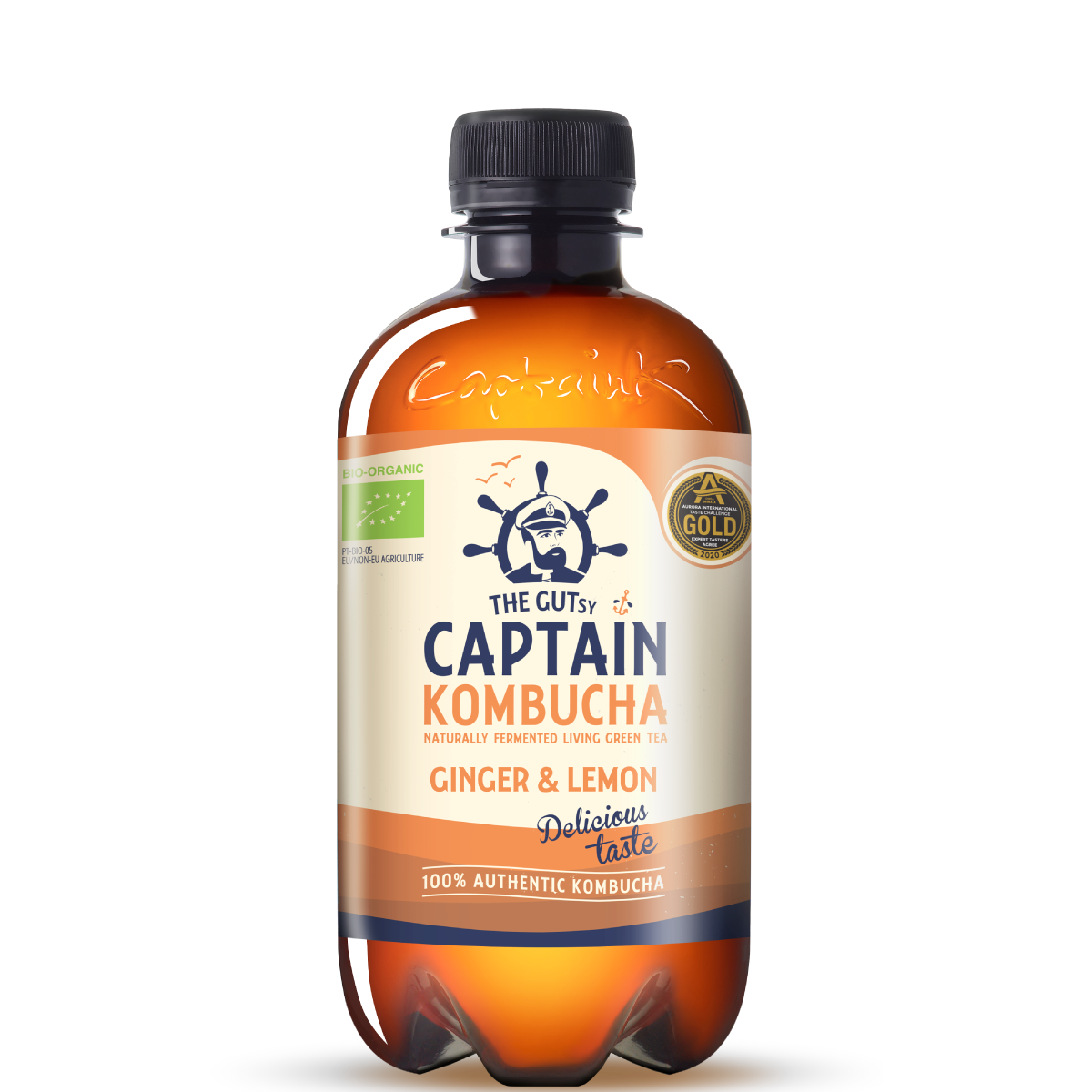 The Gutsy Captain Kombucha | Ginger Lemon BIO